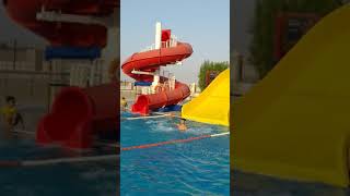 Ras Al Khaimah Rixos Bab Al Bahr Water Slides [upl. by Denyse]