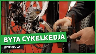 Byta cykelkedja  HappyMTBs Mekskola [upl. by Gawen]