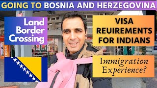 Going to BOSNIA And HERZEGOVINA  VISA immigration Experience [upl. by Yauqram]