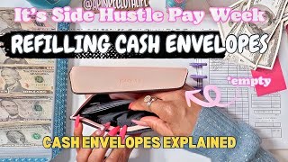 LOW INCOME CASH ENVELOPE STUFFING  SIDE INCOME  CHANGE OF PLANS  2024 [upl. by Donovan748]