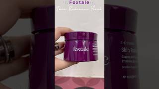 Foxtale Skin Radiance mask in purple reviewunboxing Nykaa pink Friday sale rec 2024ashortadayyt [upl. by Aihsekram890]