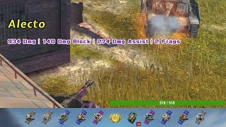 Alecto no damage and mastery ace part 1 II 09K DMG  01K Dmg Block  4 Frags  Wot Blitz [upl. by Nidnarb]