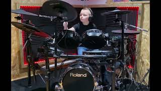 Redneck  Lamb Of God  Drum Cover  Age 8 [upl. by Einaffit866]