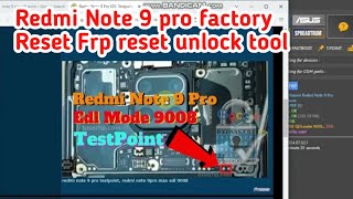 Xioami Redmi Note 9 Pro Max FRP Google Account Bypass Unlock tool 🔥 ONE click [upl. by Allimak]