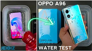 Oppo A96 Water Test 💦  Oppo A96 IPX4 water Resistant Test [upl. by Fina]