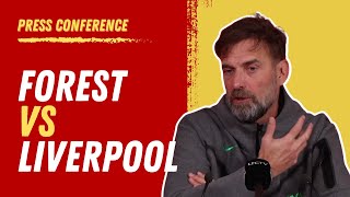 Nottingham Forest vs Liverpool  Jurgen Klopp PreMatch Press Conference [upl. by Wildermuth44]