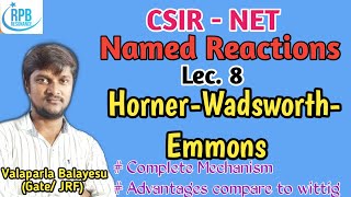 Horner  Wadsworth  Emmons  Modified wittig Reaction  cc bond formation  its advantages [upl. by Edlyn]