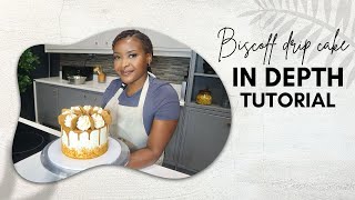 How to decorate the PERFECT biscoff drip cake [upl. by Inkster707]