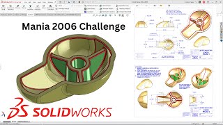 SolidWorks Model Mania 2006 Master the Challenge with this Tutorial [upl. by Nolasba18]