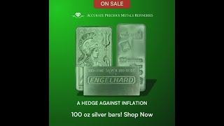 100 oz Silver Bar  Blowout Special Act Now [upl. by Cheyney]