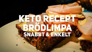 KETO RECEPT  Brödlimpa enkelt fluffigt och gott [upl. by Leblanc]