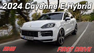 2024 Porsche Cayenne S EHybrid amp Turbo EHybrid  MotorWeek First Drive [upl. by Thorlay]