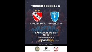 INDEPENDIENTE Chivilcoy Vs GUTIERREZ SC Mendoza  TORNEO FEDERAL A  15  15 hs [upl. by Brandes]