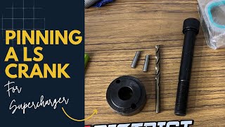 Pinning a ls Crank for superchargers [upl. by Alidus]