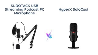 SUDOTACK vs HyperX SoloCast Which USB Microphone should you buy [upl. by Acinoj]