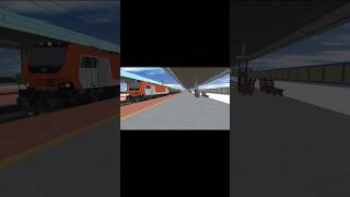 Alstom PrimaII LOCOMOTIVE WITH EMU DRIVING CUM MOTOR COACHES SKIPPING AT MUU STATION • TRAINZ 2019 [upl. by Elle]