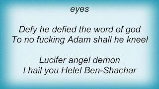 Aeon  Helel BenShachar Lyrics [upl. by Neened]