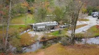 Blue Ridge Falls from the air [upl. by Nicks]