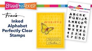 Inked Alphabet Perfectly Clear Stamps Set [upl. by Penni]