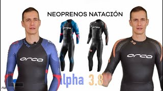 trajes NEOPRENO para natación 🏊🏼‍♀️ ❄️🏊🏼 ❄️probamos el orca Alpha y el 38 [upl. by Sollie98]