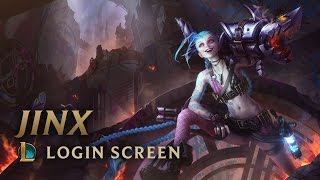 Jinx the Loose Cannon ft Djerv  Login Screen  League of Legends [upl. by Herwig604]