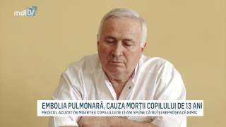 EMBOLIA PULMONARA CAUZA MORTII COPILULUI DE 13 ANI [upl. by Adehsar]