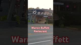 Warren Buffetts favorite restaurant reels omaha downtownomaha shortvideo shortsfeed shorts [upl. by Caresse]