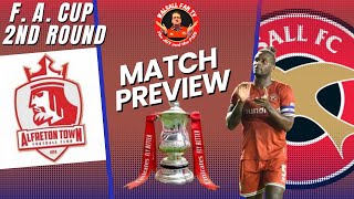 FA Cup Rd 2 Alfreton v Walsall match preview [upl. by Chong]