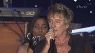 Rod Stewart  Father and son  Live  Nokia Times Square [upl. by Uzial393]