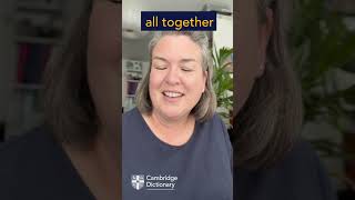 All together and altogether whats the difference shorts cambridgedictionary learnenglish [upl. by Nilkoorb]