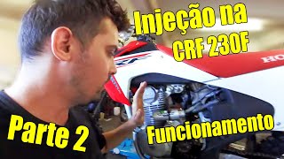 CRF 230 COM INJECAO ELETRONICA A ALCOOL  CRF 230i [upl. by Atived]