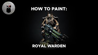 Contrast How to Paint Necron Royal Warden [upl. by Niessuh637]