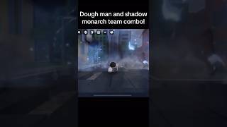 Doughman and shadow monarch team combo realmrampage teamcombo teamwork roblox [upl. by Huoh]