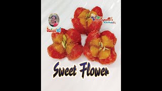 ShortsSweet Flower RecipeFlower SweetDiwali Special Sweettrendingshortsviral  Sweetflower🌺 [upl. by Novit365]