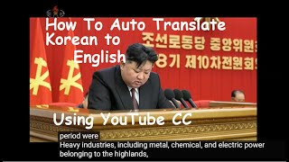 How to Auto Translate Korean into English [upl. by Carbone]