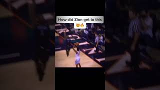 🤯 basketball bball nba hoops ballislife trending zionwilliamson zion block fyp [upl. by Deck]