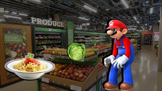 Mario eats a vegetable and dies [upl. by Eixela]