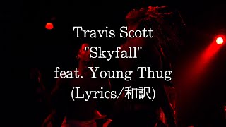 【和訳】Travis Scott  Skyfall feat Young Thug Lyric Video [upl. by Dulce]