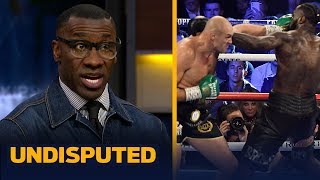 Tyson Fury made title fight vs Deontay Wilder look easy — Shannon Sharpe  PBC  UNDISPUTED [upl. by Yllib651]