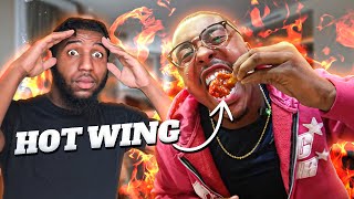 Bowling Challenge Gone Wrong Loser Eats INSANELY Hot Wing [upl. by Eelano]