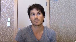 Ian Somerhalder Interview  Vampire Diaries Season 8 Comic Con [upl. by Cormick]