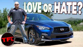 2022 Infiniti Q50 Red Sport Review [upl. by Lecrad]