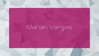 Marian Vargas  appearance [upl. by Ahsekal]