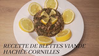 Recette de blettes amp viande hachée [upl. by Otreblon]