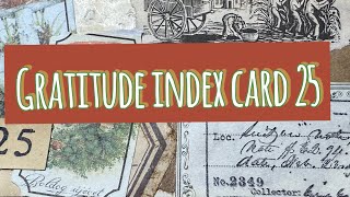 Gratitude index card challenge 25 [upl. by Abihsot]