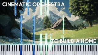 To Build a Home – The Cinematic Orchestra  Piano Tutorial Medium [upl. by Aljan]