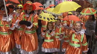 Uniquely Philly Crowds line Broad Street for 2024 Mummers Parade [upl. by Ofelia115]