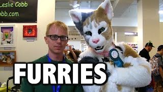 Joe Interviews Furries At CatCon [upl. by Folger]