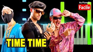 Trei Degete Time Time Piano Cover Tutorial Instrumental Karaoké Paroles [upl. by Kenley]