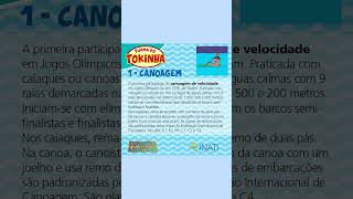 Olimpiada 2024 Canoagem EsportesAquáticos INATI TurmadoTokinha [upl. by Dorrahs803]